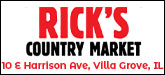 Rick's Country Market Sponsorship Banner